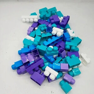 Mega Bloks First Builders Kids Building Blocks Lot of 79+ Pieces Multicolor Toys